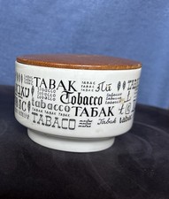 Alte Wallendorf 1764 Tabakdose aus Porzellan mit Holzdeckel DDR