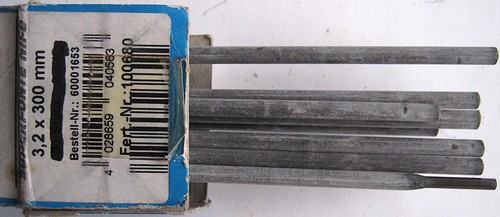 Guss elektroden 300 mm - guss,