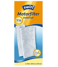 Swirl Motorfilter Universal (für Staubsauger, Zuschneidbarer Filter zum Schutz d