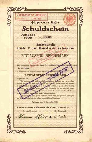 Farbenwerke friedr carl - &,