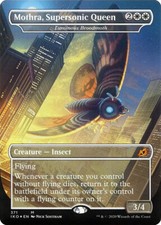 MTG - MOTHRA, SUPERSONIC QUEEN (LUMINOUS BROODMOTH) -FOIL!!! (ENGLISCH) MAGIC