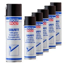 LIQUI MOLY LM silikonfreies Seilfett 6x 6135 Dose Aerosol 500ml = 3,0 Liter