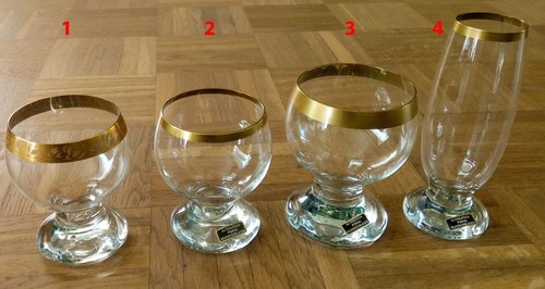 Altdeutsch pokal glas - altdeutsch,