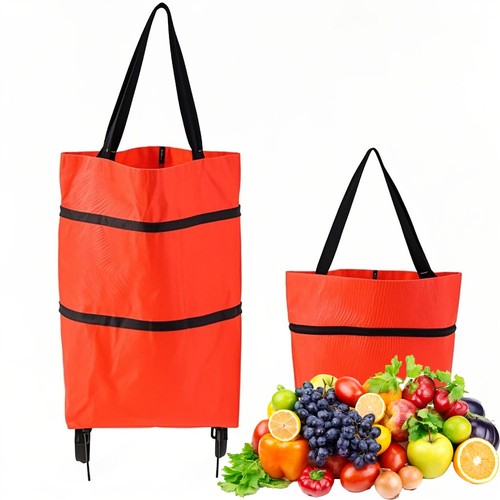 Folding wheeled shopping - wheeled,