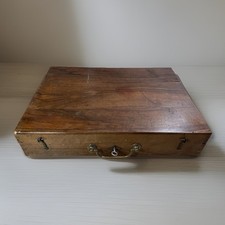 Antiker KÜNSTLERKOFFER | MALKOFFER | + PALETTE | HOLZ | 41,5x26,3x7,6 cm |⭕️