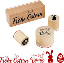 Osterstempel Set Holz