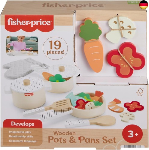 Fisher price kochgeschirr set - fisher-price, kochgeschirr-set