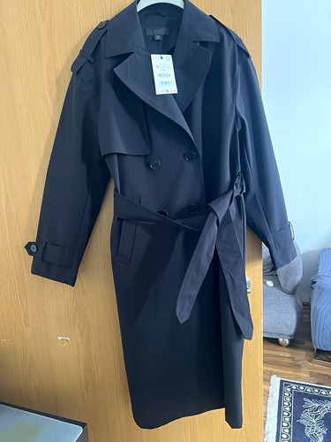 Zara trenchcoat mantel lang - trenchcoat,