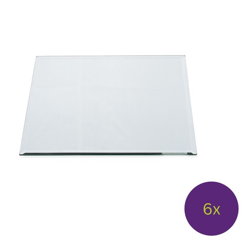 6er set spiegelplatten - 6er,