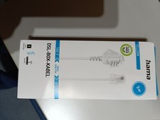 Hama TELCOM  DSL- Box-Kabel, 3m ,  TAE-F,  8P2C