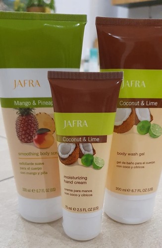Jafra set coconut and - jafra, set: