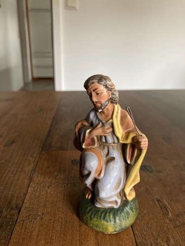 Krippenfigur alt heiliger