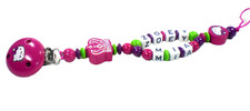 Schnullerkette mit namen - schnullerkette,