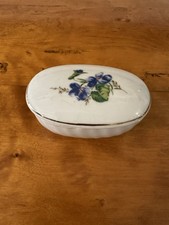 Porzellan Dose Blüten Pillendöschen Pillendose