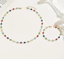 silberfarbige Kette 50cm mit