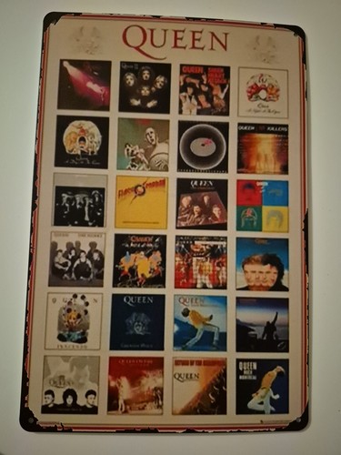 Queen metal poster wall - -,
