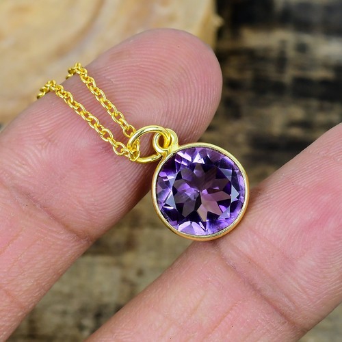 Natürlicher runder amethyst - runder,