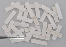 30 x LEGO® STEINE 1 x 4 NOPPEN GLATT FLIESEN FLIESE 2431 NEU WEISS