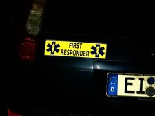 Magnetschild FIRST RESPONDER