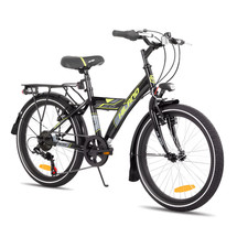 Hiland 24 Zoll Kinder-Mountainbike 6-Gang Jungen Mädchen 6–12 Jahre