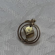 beweglicher Würfel 585 Gold