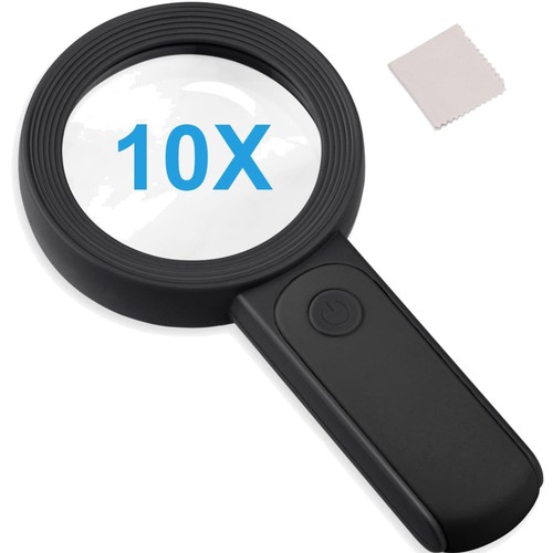 Lupe 10x mit led - lupe,