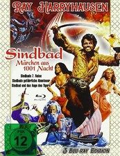 3 Blu ray Set - Ray Harryhausen - Sindbad, Märchen aus 1001 Nacht - Ton: Deutsch