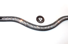 Stirnriemen geschwungen Strass