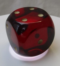 großer XXL Würfel Kunstharz