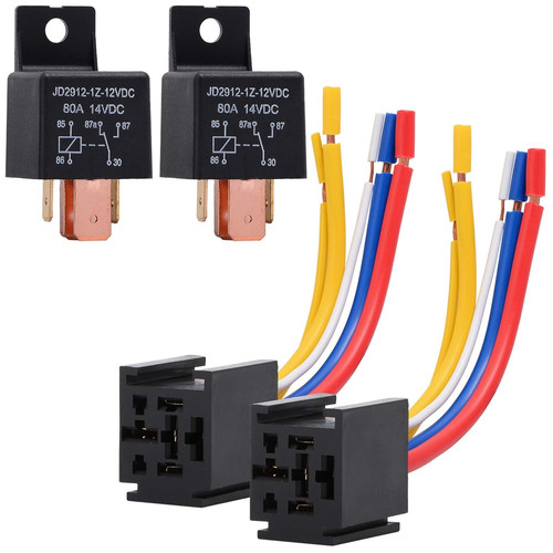 12v 80a relais polig 2 - 80a,