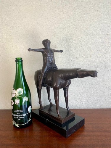 Bronzeskulptur der engel - der,