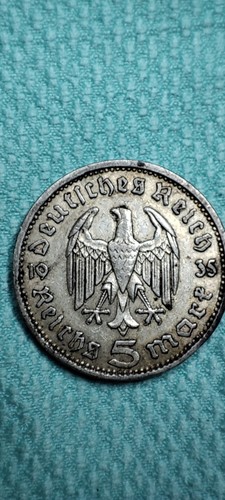 Deutsches reich 5 reichsmark - -,