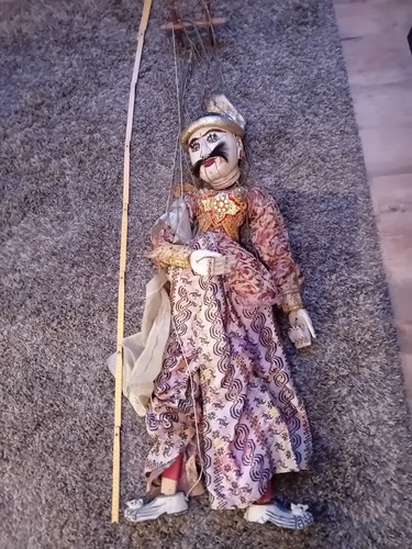 Große marionette 104cm hoch - große,