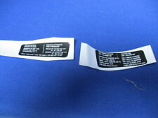 BMW Hinweisschilder S-Cockpit