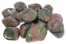  Unakit Epidot Trommelsteine