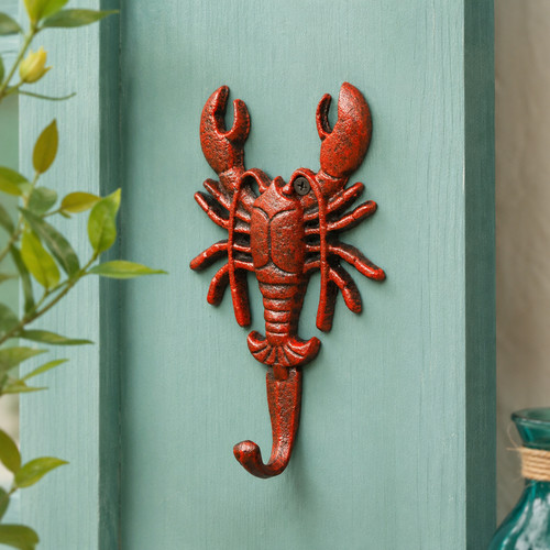 Gusseisen rot maritim hummer - rot,
