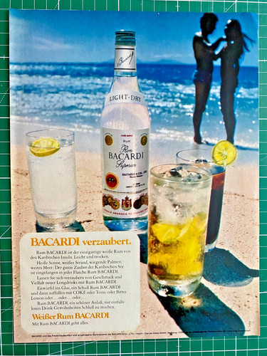 1972 bacardi verzaubert rum - bacardi,