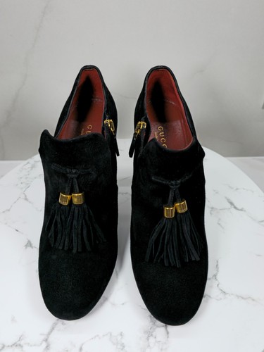 Gucci schwarz wildleder - schwarz, high