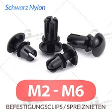Schwarz Befestigungsclips