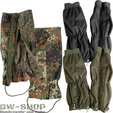 MILITÄR NÄSSESCHUTZ-GAMASCHEN MIT STAHLSEIL BUNDESWEHR REGENSCHUTZ BW GAMASCHEN