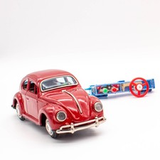Bandai VW Käfer Beetle rot Fernsteuerung vintage defekt Bastler Sammler