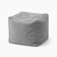 Sitzpouf Grau 40x40x40 cm