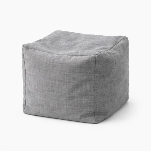 Sitzpouf grau 40x40x40 - grau, cm