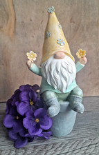 Deko Garten Wichtel Blümchen