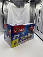 Vileda ULTRAMAX TURBO XL Bodenwischer 161037 Flachwischer mit Eimer Set