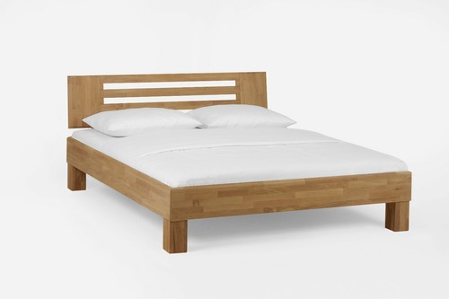 Komfortbett wildeiche geölt - wildeiche,