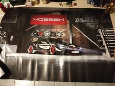 Plakat BMW Motorsport, Vossen Alufelgen Wheels, 90 x 60 cm 