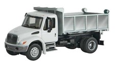Walthers 11637 SceneMaster MOW 4300 Single-Axle Crew Cab Dump Truck White