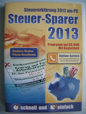 Steuer-Sparer Erklärung 2013 (für Steuerjahr 2012)  Wolter Kluwers Verlag