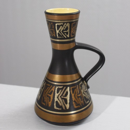 Vintage keramik vase - keramik, emaille